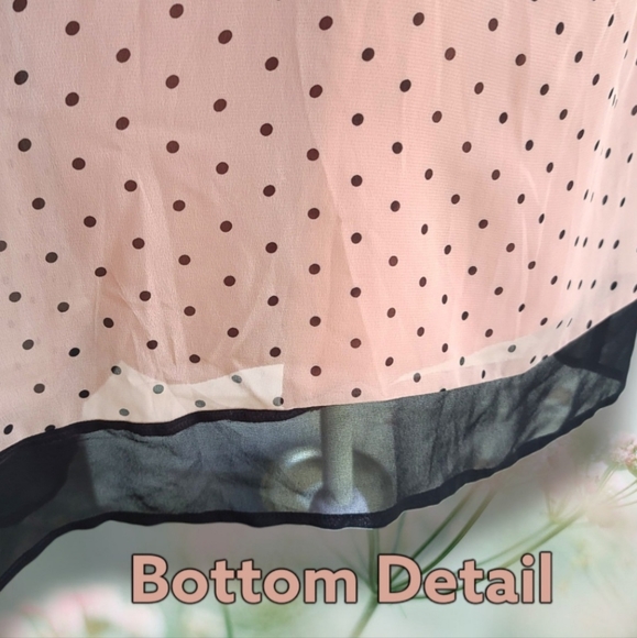 Enfocus Studio Polka Dot Halter Knee Length Dress Size 6 - Picture 7 of 9